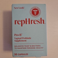 Rephresh Pro B Probiotic Feminine Supplement 30 Capsules Exp 2027 