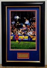 Andrew Johns Newcastle Knights Legend Signed Action Photo Framed Memorabilia