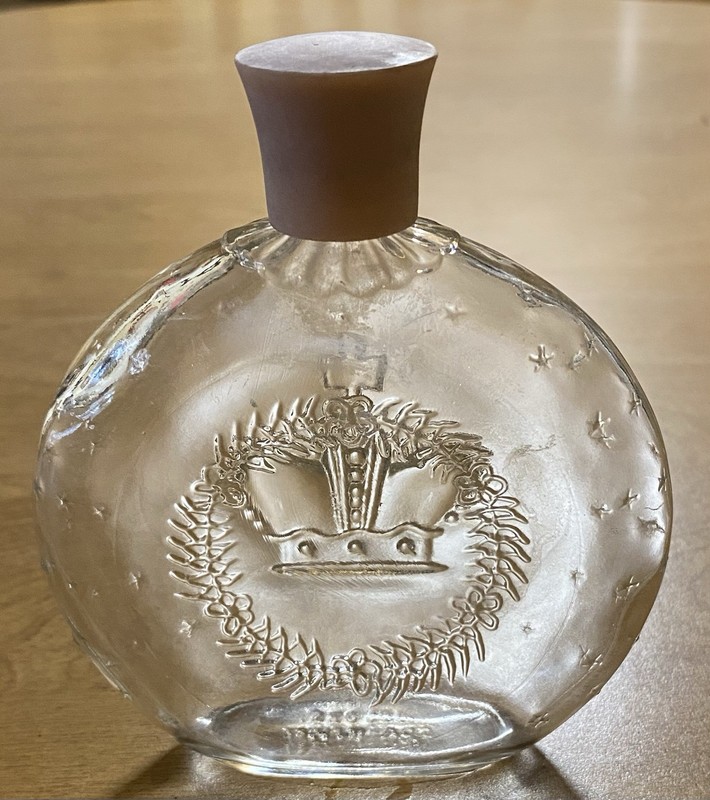 Collectible Vintage Perfume Glass Bottle