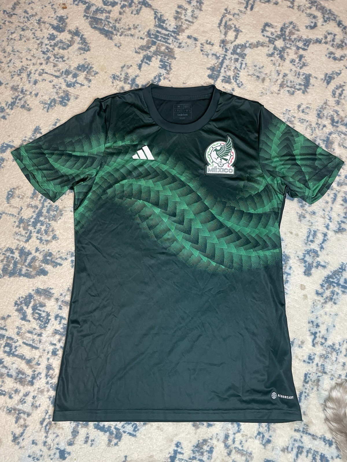 Adidas Mexico National Soccer Team Jersey Green Size Medium