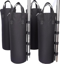 Fillable Sandbag Weights with Handles, Black