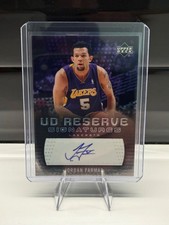 2006-07 UD Reserve Signatures Jordan Farmar #RA-JF Auto LA LAKERS 🔥