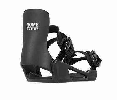 Rome Minishred Youth Snowboard Bindings Size Small 2K - 5K Mini Shred New