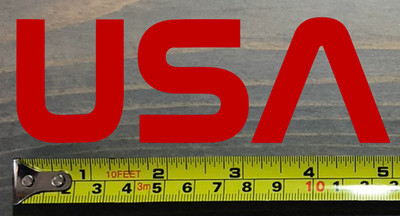 Burton USA Sticker Decal 5'' RED Olympic X Games Beaver Creek Wolf
