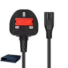 PS4 Power Cable 2m (RoHS/UKCA Compliant) For PlayStation 4 - DPD Next Day