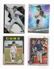 Chicago Cubs Sandberg Happ Suzuki Shota team lot 50 card Rookie RC Inserts