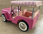 1960 GIRLS TONKA PINK SURREY JEEP CJ 5 VERY NICE COND  TONKA COLLECTORS RARE — photo 6