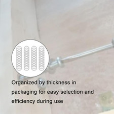 M6 8Mm 304 Stainless Steel Shim Washers, 48-Piece Fine-Tuning Spacer Set