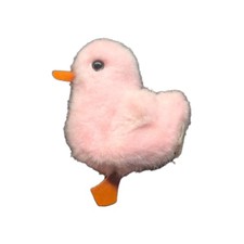 Applause Vintage Plush Duck 3" Pink