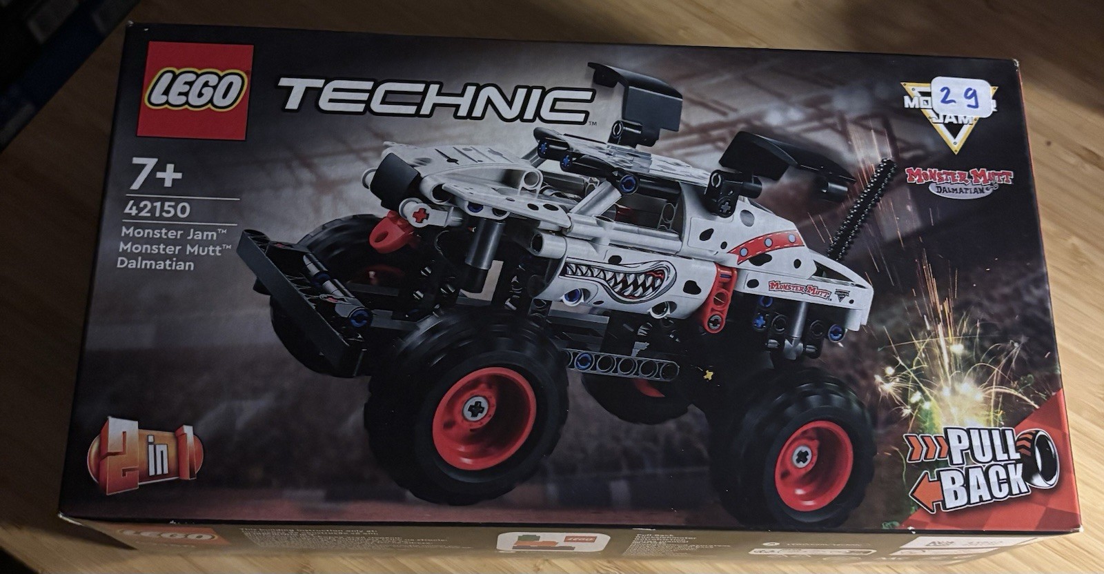 Lego Technic 42150 Monster Jam Monster Mutt Dalmatian jeu de construction 2 en 1