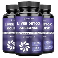 Liver Detox  Cleanse - Milk Thistle, Dandelion, Zinc, Healthy Liver  Repair