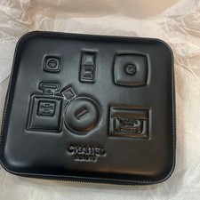 CHANEL novelty pouch BEAUTE Pouch Limited box black make up From Japan FS