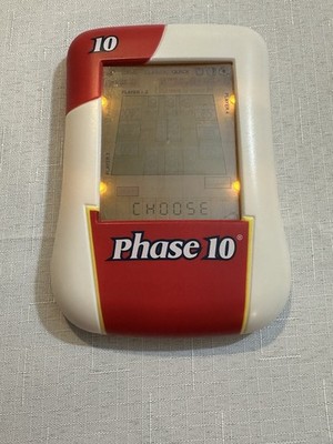 2008 Phase 10 Electronic Handheld Game Techno Source Tested Working w/ Stylus