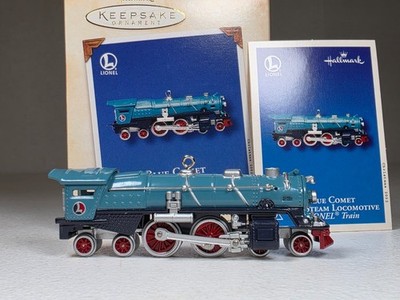 Die-Cast 2002 Hallmark Keepsake Blue Comet 400E Steam Locomotive LIONEL Ornament