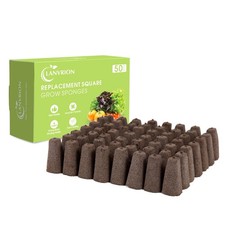 Hydroponic Grow Sponges 50 Pack | Eco-Friendly Replacement for Seed 24.64 per gallon