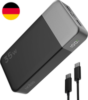 Nobis 35W Power Bank, Powerbank 20000Mah | Externe Handyakkus Fast Charging, Ext