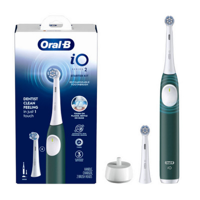 Oral-B iO Series 2 Rechargeable Electric Powered Toothbrush Green BRAND NEW