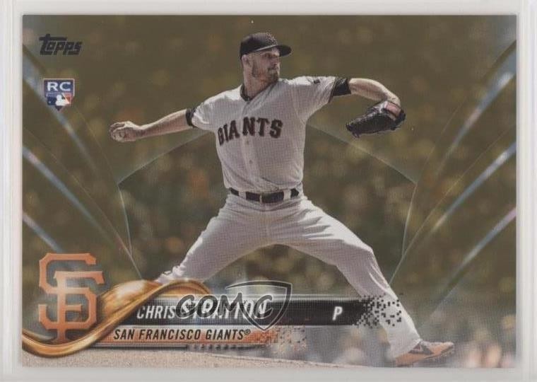 2018 Topps Update Gold 1252/2018 Chris Stratton #US257 Rookie RC 0l2