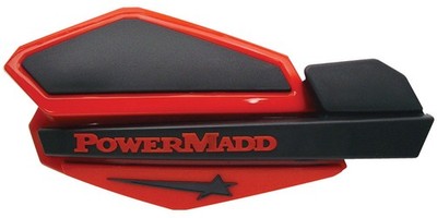 Powermadd Star Series Handguards Red/Black #34202