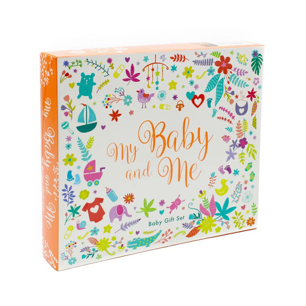 My Baby and Me 3 Books Baby Album Gift Box Set With 16 Milestone Cards | Baby Bo