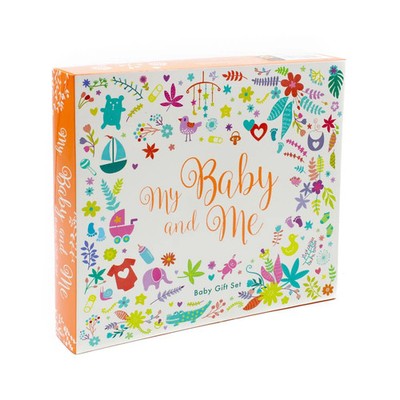 My Baby and Me 3 Books Baby Album Gift Box Set With 16 Milestone Cards | Baby Bo