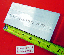 1-1/4" X 4" ALUMINUM 6061 FLAT BAR 6" long T6511 Solid Extruded Mill Stock New