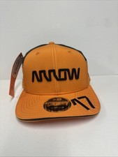 #17 Kyle Larson Hat Small/Medium Arrow McLaren Orange Snapback New Era 59Fifty