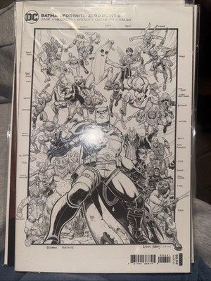 Batman / Fortnite: Zero Point #6 - 1:150 Arthur Adams Variant - STILL SEALED!