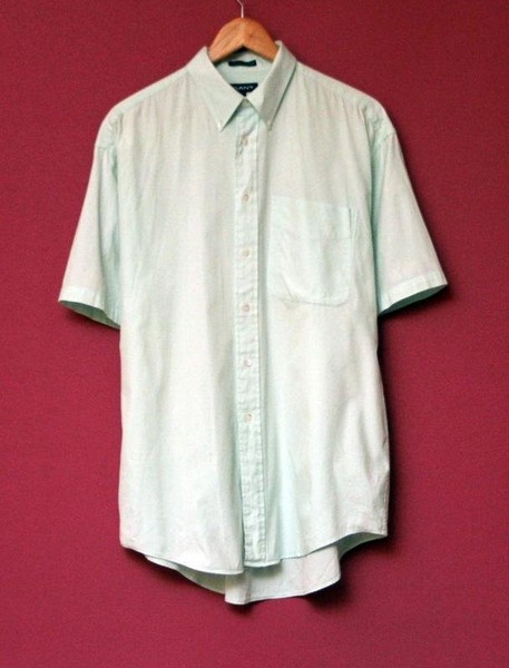 Men Gant Shirt Blue Cotton 44 / XXL / 52 #7YOS