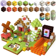 Magnetic Blocks Building Toys Set, Kit Magnet Cubes... 