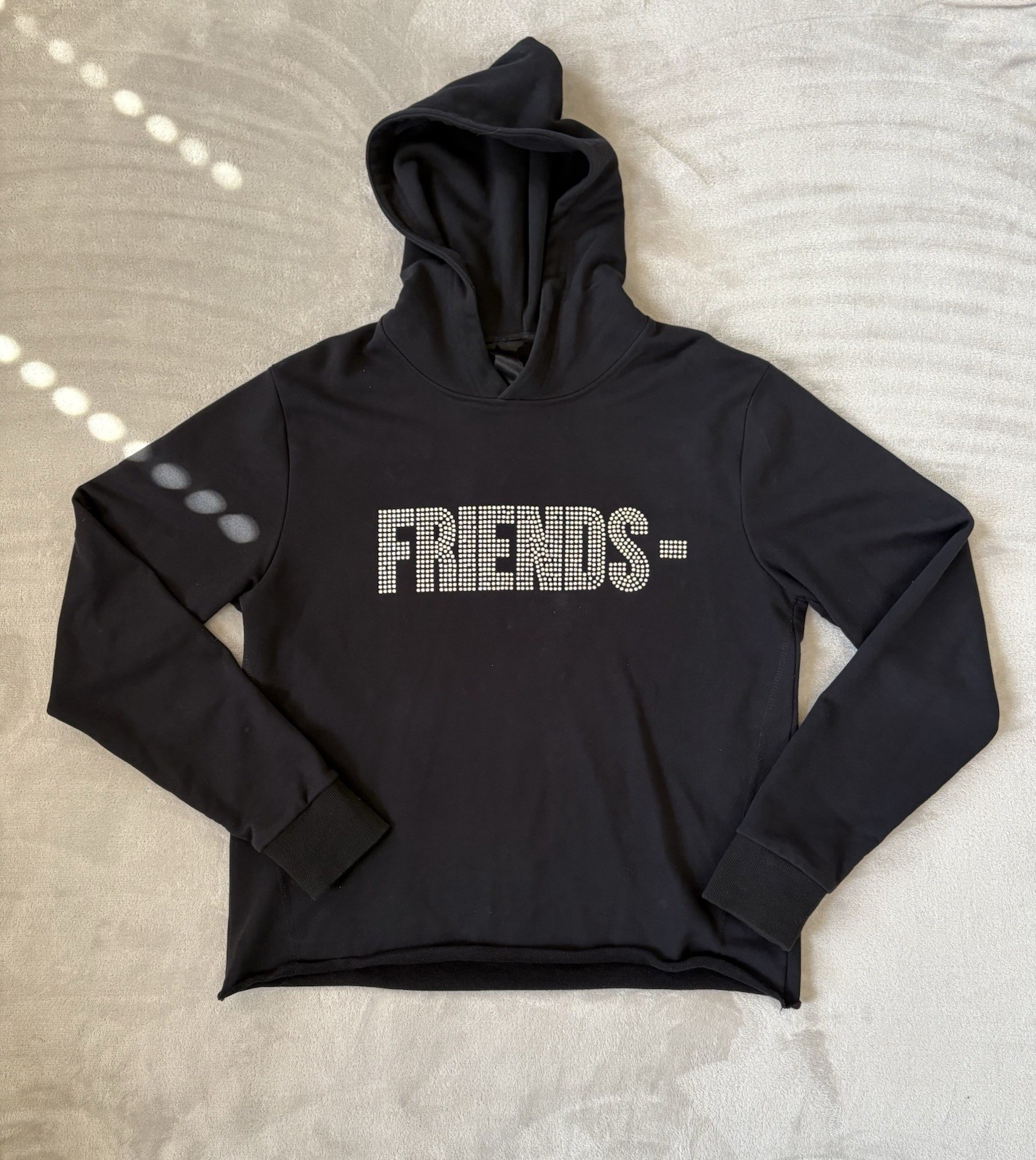 VLONE X Swarovski Friends Rhinestone Black Hoodie