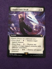 Cloud's Limit Break - Extended Art - Commander: Final Fantasy - NM FIC MTG