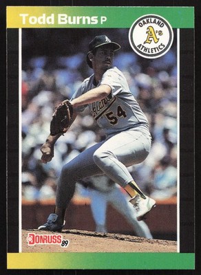 1989 Donruss #564c Todd Burns-NM/MT COMBINE SHIPPING