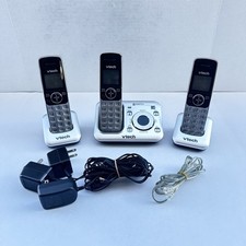 Vtech Expandable 3 Handset Cordless Answering Phone System Caller ID CS6429-4
