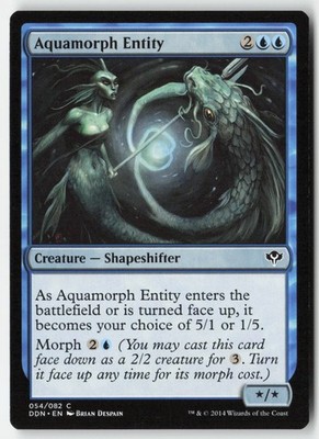 MTG - Aquamorph Entity #54 - Regular - DDN Duel Decks: Speed vs. Cunning