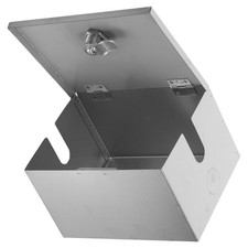 Weatherproof Outdoor Socket Box Lockable Stainless Steel Protective Socket Cover