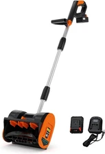 12" Cordless Snow Shovel Battery Snow Blower with 1x4.0Ah Battery & Charger