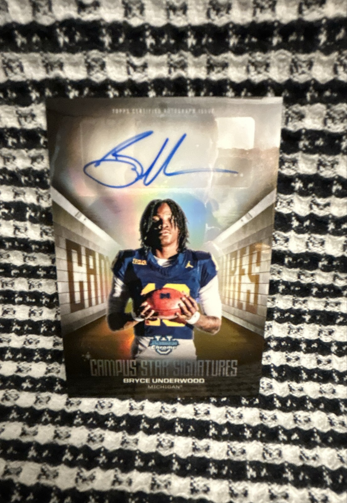 2025 Bowman University Chrome - Campus Star Signatures Bryce Underwood Gold /50