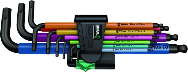 Wera WinkelschlüSsel-Satz 950/9 Hex-Plus 1 Sb Blacklaser 9-Teilig-image