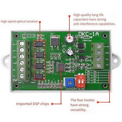 DKC-1A Industrie Schrittmotorsteuerung 6V bis 32V Eingangsimpuls bis 20kHz