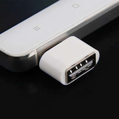 Adapter USB-A Metall Mini Kit OTG Port Stecker Anschluss Buchse Zubehör