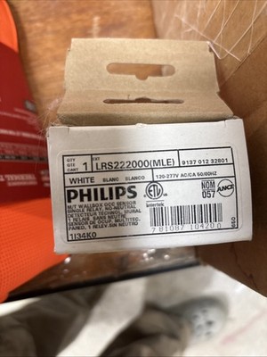 Philips M/T Wallbox OCC Sensor Single Relax Switch LRS222000(MLE) White