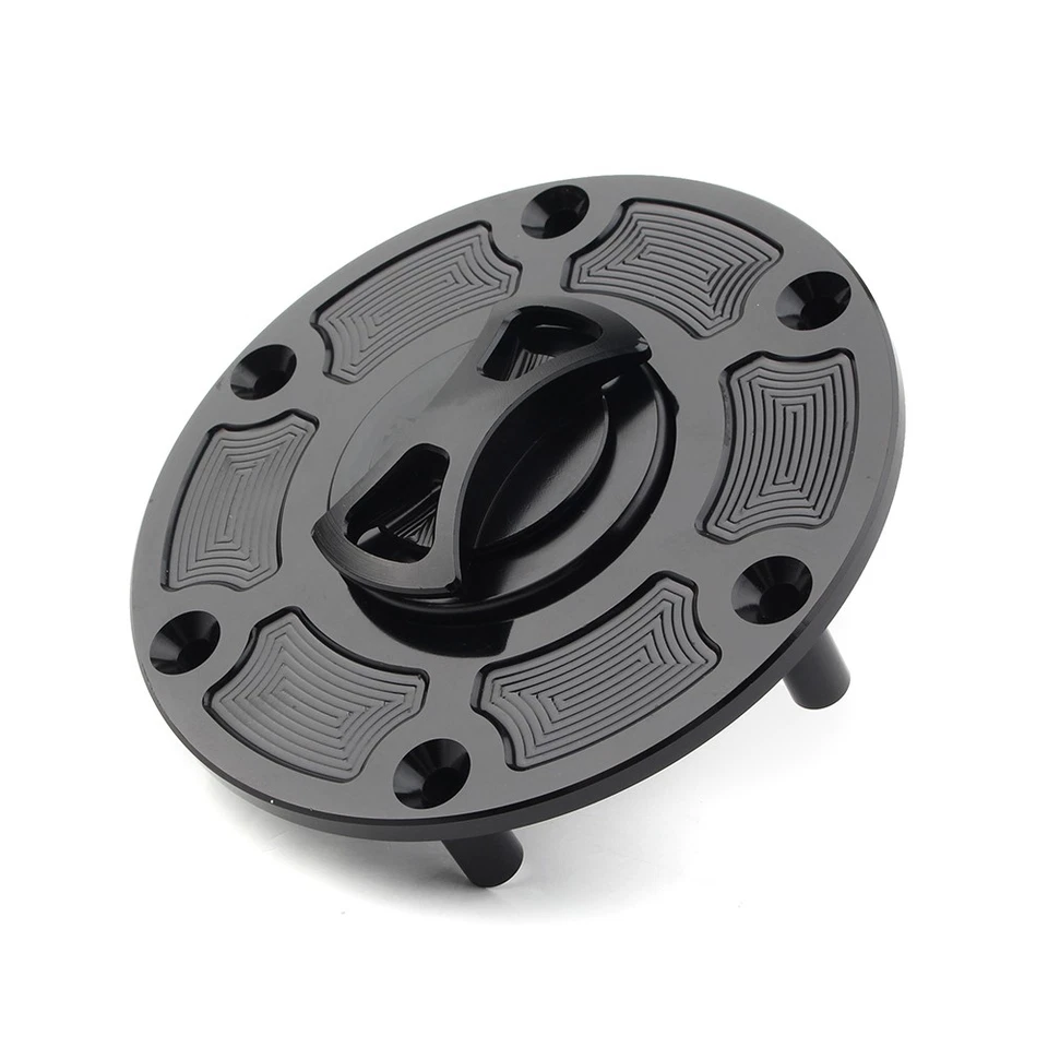 Tapa del depósito de combustible negro para BMW R1200RT R1200GS AD 2013-19 R1200R 2014-19 Foto 4 de 4