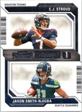 2023 Panini Contenders #4 C.J. Stroud / Jaxon Smith-Njigba Round Numbers