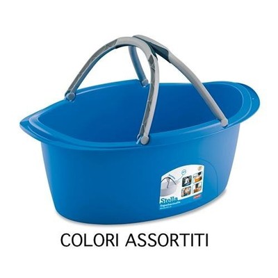 Stefanplast Portabucato Stella Basin, Model PR181A, Assorted Colors, For
