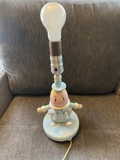 Vintage Nursery Plastics Inc. Humpty Dumpty Nursery Rhyme Kids Lamps NO SHADE