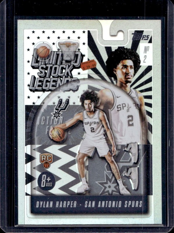 2025-26 Topps Dylan Harper Limited Stock Legends RC Rookie #LST-2 Spurs