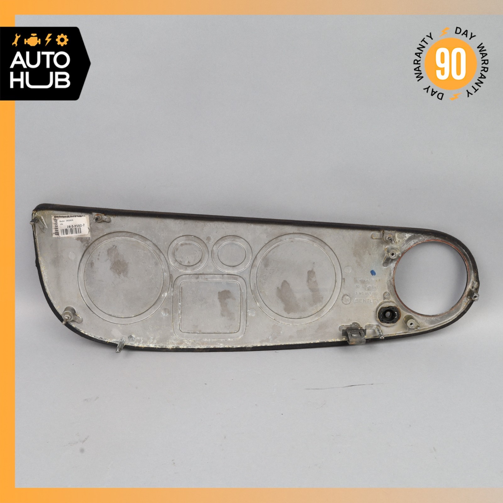 03-13 Bentley Continental GT GTC Right Dashboard Dash Trim Bezel Wood OEM