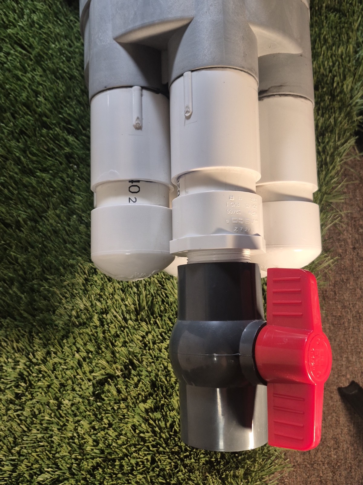 *Perfect*Low Profile 2" 6 Port Actuator T-Valve - Pentair In-Floor(A&A) (C93)