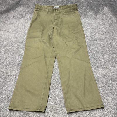 #ad #ad J Crew Wallace amp; Barnes Naval Trouser Cotton Herringbone Men 34x30 $178 CN537 $98.88